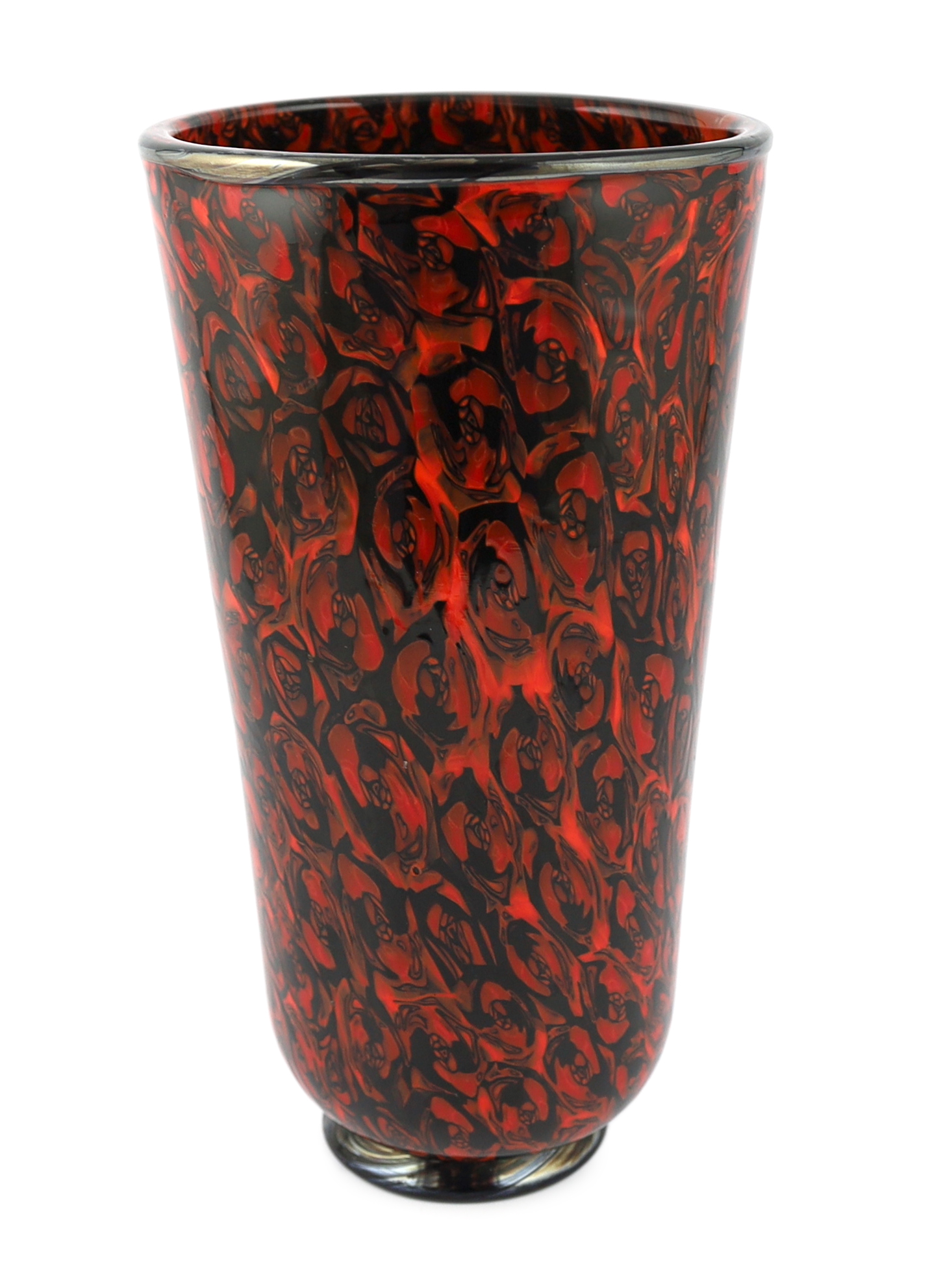Vittorio Ferro (1932-2012), a Murano glass Murrine vase